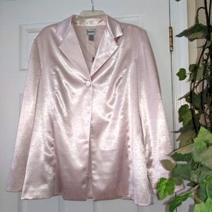 🌺CHICO'S - Elegant Satin Jacket - NEW 🌺 (Chico Size 2 - Lge)